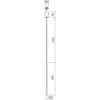 6,2W LED pakabinamas šviestuvas ITO, nikelio sp., 3000K, 01-4079