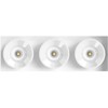 6,3W LED užglaistomas šviestuvas Juodas FOSTER TRI 3 FLOOD, baltas, 3000K