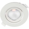 6,5W LED įleidžiamas pakreipiamas šviestuvas PT 08, matinės baltos sp., 6000K