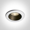 6,5W LED įleidžiamas šviestuvas, baltas, 3000K, 10107K/W/W