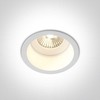 6,5W LED įleidžiamas šviestuvas, baltas, 3000K, 10107WD/W/W