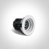 6,5W LED įleidžiamas šviestuvas, juodas, 3000K, 10107K/B/W