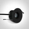 6,5W LED įleidžiamas vidaus/lauko šviestuvas, juodas, 3000K, dimeriuojamas, IP65, 10107DB/B/W