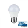 6,5W LED lemputė, E27, G45, 4000K, 180°, CREE LED chip