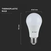Bikuva.lt 6.5W LED lemputė V-TAC Evolution, 4000K, E27, A60, 160lm/W