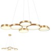 65W LED pakabinamas šviestuvas CRONOS, bronzos sp., 3000K, dimeriuojamas, 01-2546