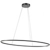 65W LED pakabinamas šviestuvas LEO, juodas, 3000/4000K, dimeriuojamas, 01-3299