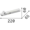 6,5W LED sieninis šviestuvas BONNE NUIT, nikelio sp., 3000K, 336770