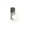 6,5W LED sieninis šviestuvas SINCLAIR, juodas, 3000K, 01-3240