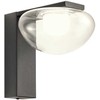 6,5W LED sieninis šviestuvas SINCLAIR, juodos sp./skaidrus, 3000K, 01-3242