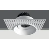 6,5W LED užglaistomas pakreipiamas šviestuvas, baltas, 3000K, 11107BT/W/W