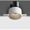 Bikuvalt 6,5W LED užglaistomas šviestuvas, baltas, 3000/3500/4000K, 10107BT/W/V