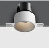 6,5W LED užglaistomas šviestuvas, baltas, 3000/3500/4000K, 10107BT/W/V