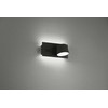 6,6W-19,3W LED sieninis šviestuvas SAM, juodas, 2900K, 4243400