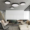 67W LED lubinis šviestuvas ISIA, juodas, 2700/3000/4000K, dimeriuojamas, P3453272NDP