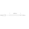 6W LED pakabinamas šviestuvas, baltas, 3000K, 63108A/W/W