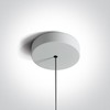 6W LED pakabinamas šviestuvas, baltas, 3000K, 63108A/W/W