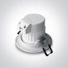 6W LED įleidžiamas šviestuvas, 3000K, 10106P/W/W