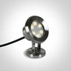 6W LED baseino šviestuvas, nerūdijančio plieno sp., 4000K, IP68, 69064B/C