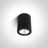 6W LED cilindro formos šviestuvas, juodas, 3000K, 67138C/B/W