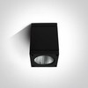 6W LED cilindro formos šviestuvas, juodas, 3000K, 67138D/B/W