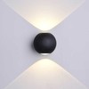 6W LED fasado šviestuvas OPTONICA, juodas, 4000K