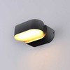 6W LED fasado šviestuvas OPTONICA, juodas, 3000K