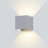 6W LED fasado šviestuvas OPTONICA, pilkas, 3000K
