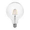 6W LED filamentinė lemputė, E27, G125, 3000K