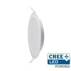 6W LED įleidžiama panelė, balta, 3000/4000/6500K, CREE LED chip