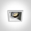 6W LED įleidžiamas pakreipiamas šviestuvas, baltas, 3000K, 51106M/W/W