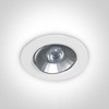 6W LED įleidžiamas pakreipiamas šviestuvas, 3000K, 11106K/W