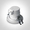 6W LED įleidžiamas šviestuvas, 3000K, 10106P/W/W