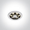 6W LED įleidžiamas šviestuvas, baltas, 3000K, 10106X/W/W