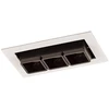 6W LED įleidžiamas šviestuvas HARPER, baltos/juodos sp., 3000K