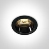 6W LED įleidžiamas šviestuvas, juodas, 3000K, 10106DC/B/W