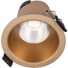 6W LED įleidžiamas šviestuvas PT 09, matinės aukso sp., 4000K, IP44