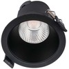 6W LED įleidžiamas šviestuvas PT 09, matinės juodos sp., 4000K, IP44