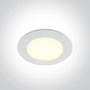 6W LED įleidžiamas vidaus/lauko šviestuvas, baltas, 2700/3000/4000K, dimeriuojamas, 10106P/W/V