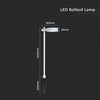 V-tac 6W LED įsmeigiamas lauko šviestuvas, baltas, 4000K