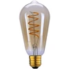 6W LED lemputė, E27, gintaro sp., 2200K, dimeriuojama