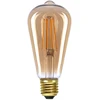 6W LED lemputė, E27, gintaro sp., 2200K, dimeriuojama