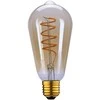 6W LED lemputė, E27, gintaro sp., 2200K, dimeriuojama