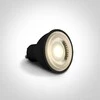 Bikuva.lt 6W LED lemputė, GU10, juoda, 3000K, 7306CBG/W