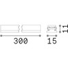 6W LED šviestuvas į magnetinės sistemos STICK bėgelį, juodas, 2700K, dimeriuojamas, 345086