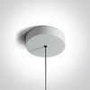 6W LED pakabinamas šviestuvas, baltas, 3000K, 63108A/W/W