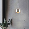 V-tac 6W LED pakabinamas šviestuvas, gintaro/juodos sp., 3000K