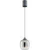 6W LED pakabinamas šviestuvas KHADI, juodos/dūmų sp., 3000K, 01-3486