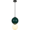 6W LED pakabinamas šviestuvas PIEVE, juodos/žalios/baltos sp., 3000K