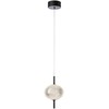 6W LED pakabinamas šviestuvas VENTURA, juodas, 3000K